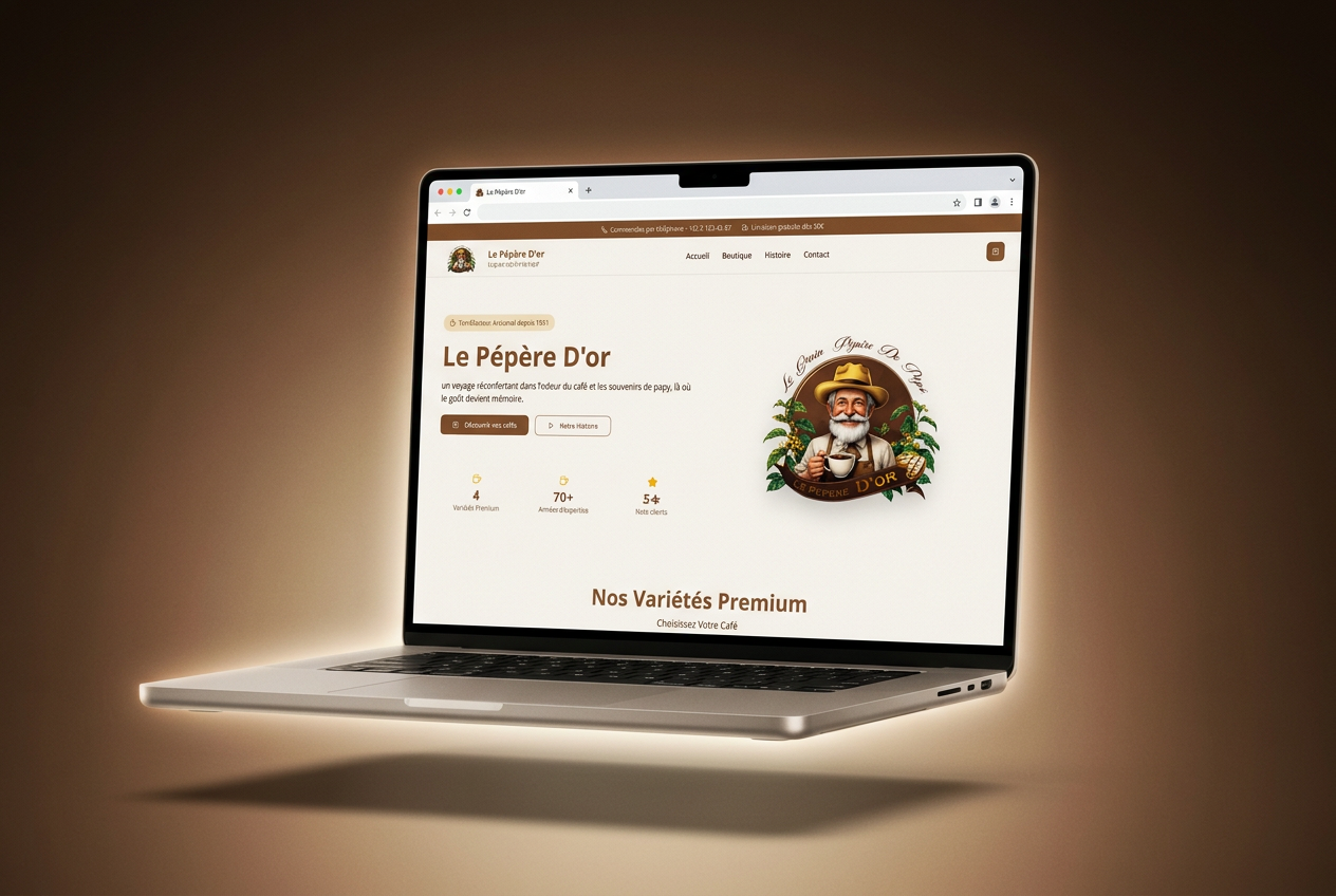 Aperçu du site Le Pépère d'Or