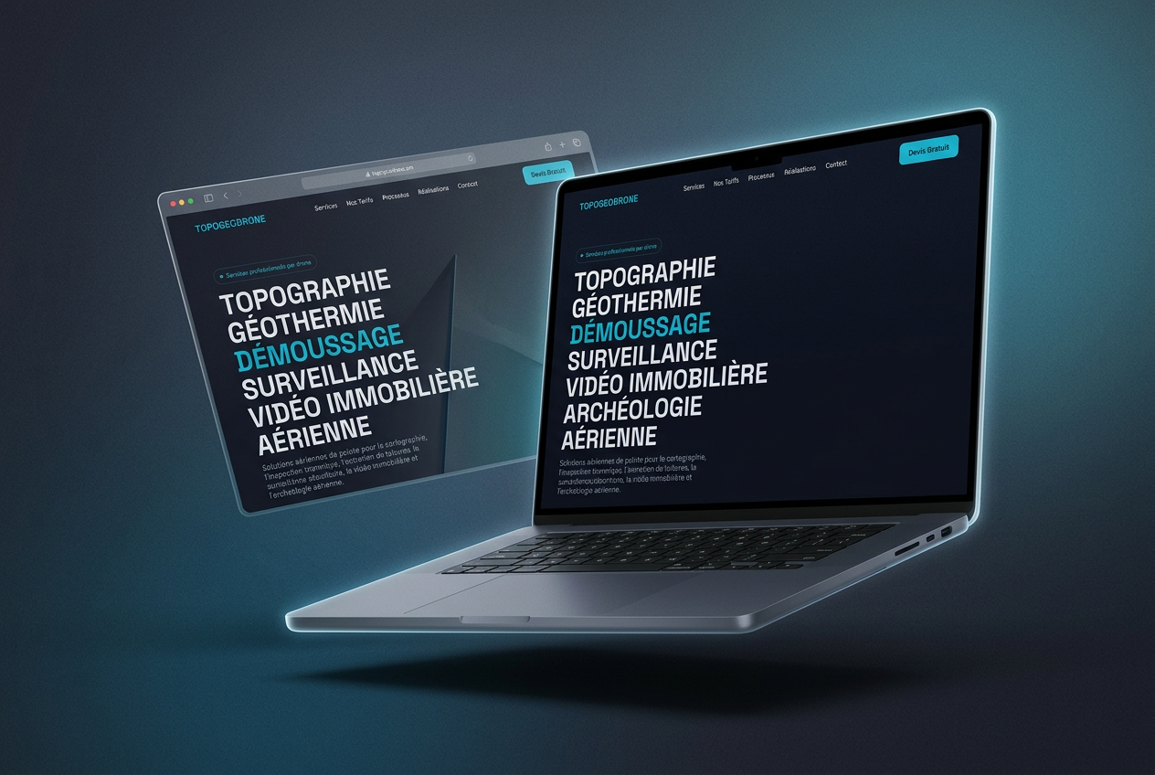 Aperçu du site TopoGeodrone